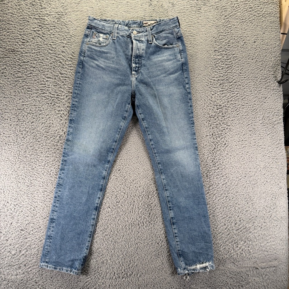 Vintage AG Alexxis Contour 360 Jeans Women 28x30 Blue Cotton Denim Straight Slim
